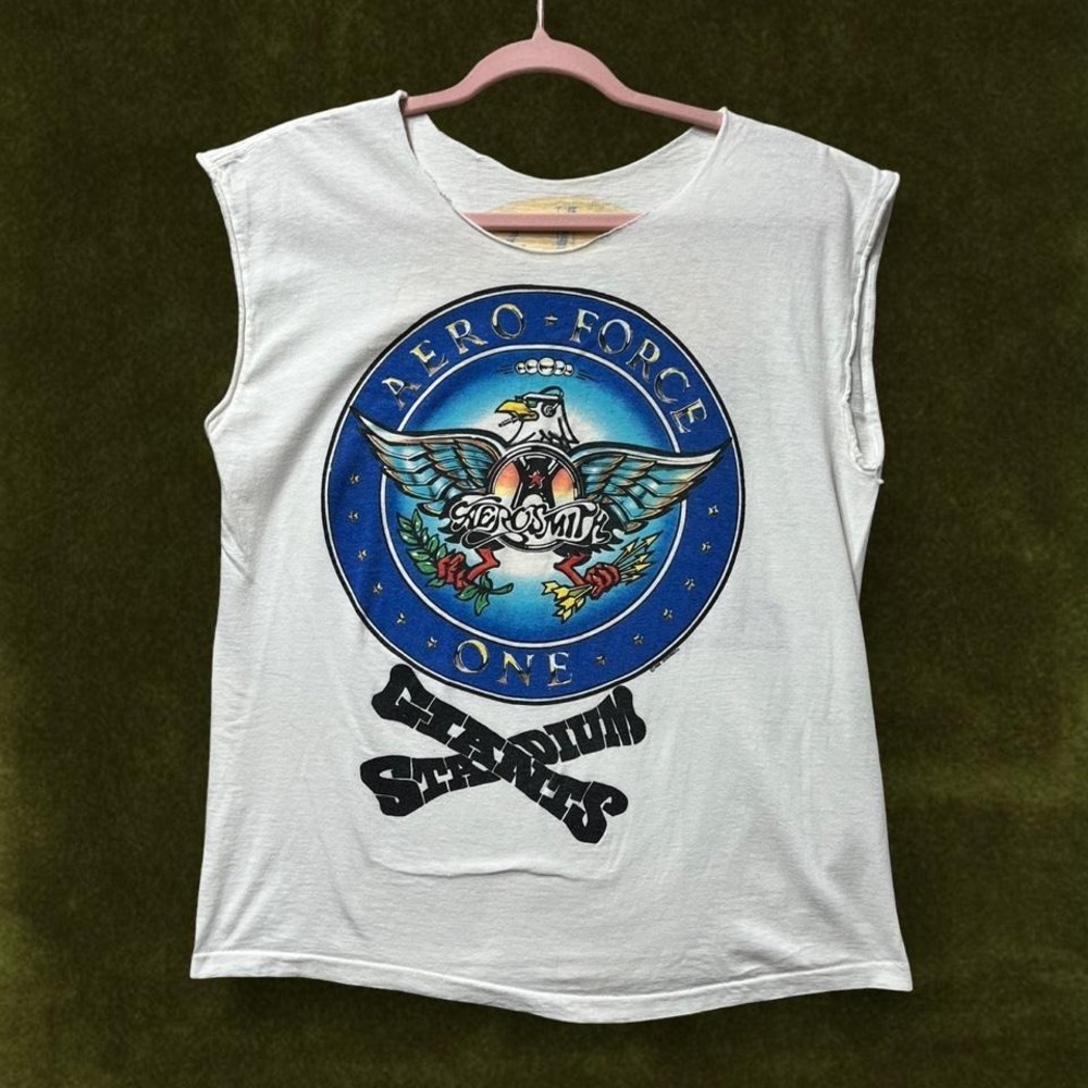 Vintage 1988 Aerosmith x Guns N Roses Tour Muscle Tee - Modern M/L